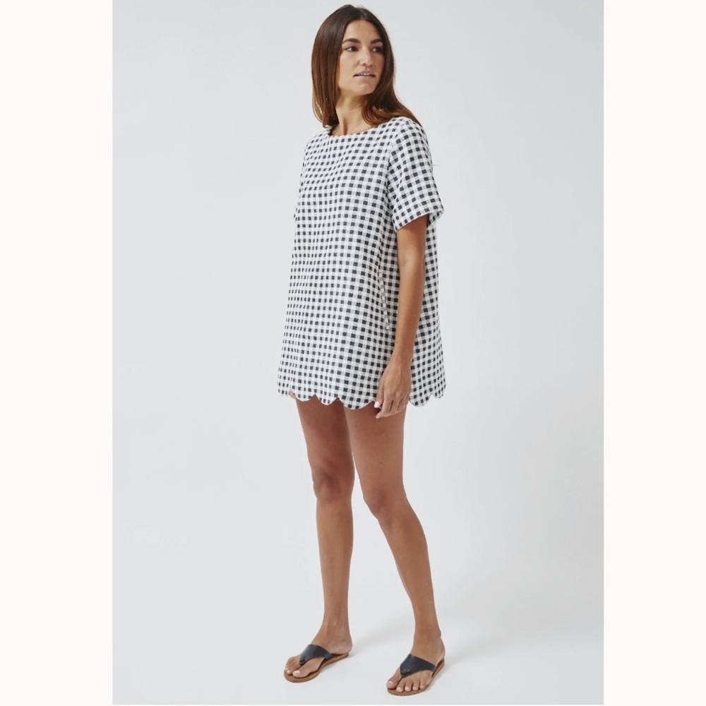 Lisa Marie Fernandez Scalloped Dress, NWT!